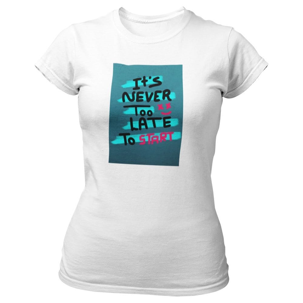 EqualLife Pure Cotton Bio-Washed T-Shirt Chest Printed-Inspirational Slogan-Design-7-by ZingerTees-Women-EL9120397-F