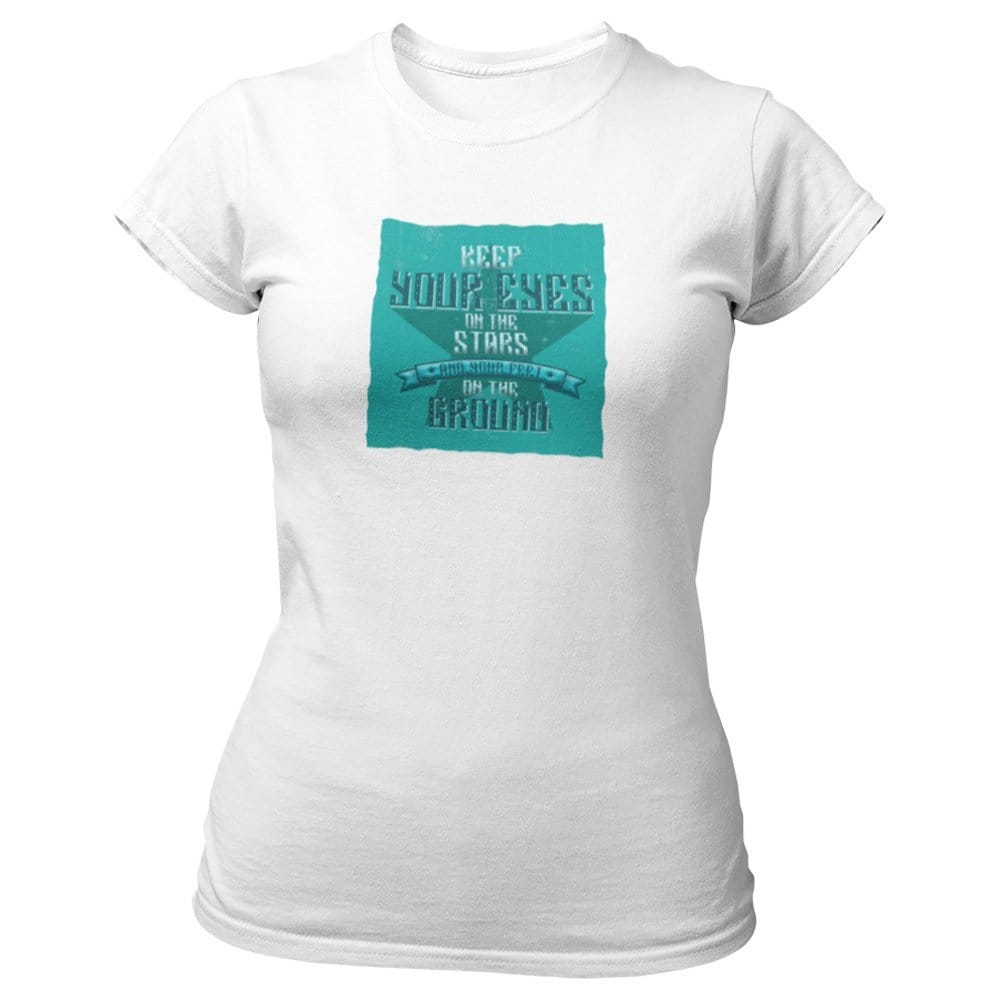 EqualLife Pure Cotton Bio-Washed T-Shirt Chest Printed-Inspirational Slogan-Design-29-by ZingerTees-Women-EL9120429-F