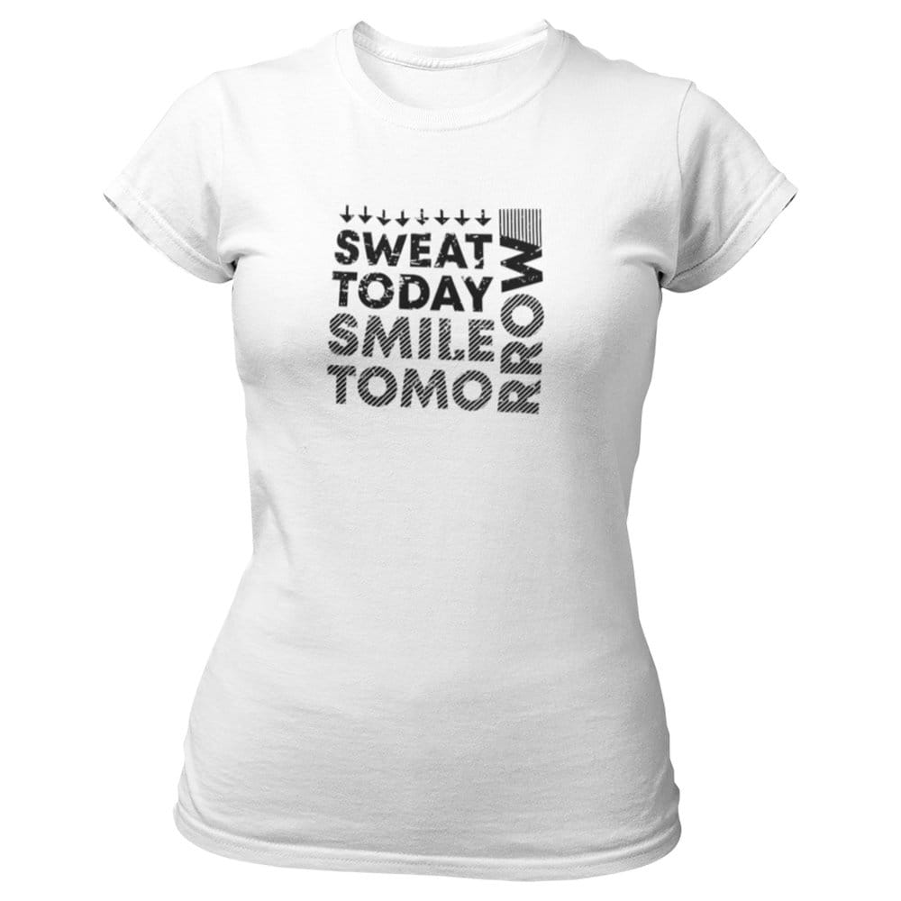EqualLife Pure Cotton Bio-Washed T-Shirt Chest Printed-Inspirational Slogan-Design-35-by ZingerTees-Women-EL9120435-F