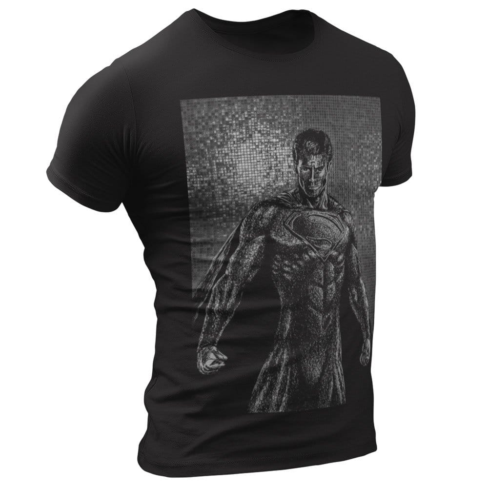 EqualLife Pure Cotton Bio-Washed T-Shirt Chest Printed-Superhero - Stronger than Steel Design-by ZingerTees--Men-EL9120110-M