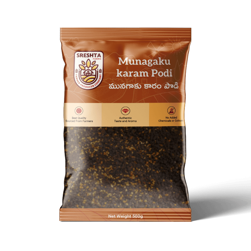 Sreshta Farms Moringa Leaf spicy powder - 500g 