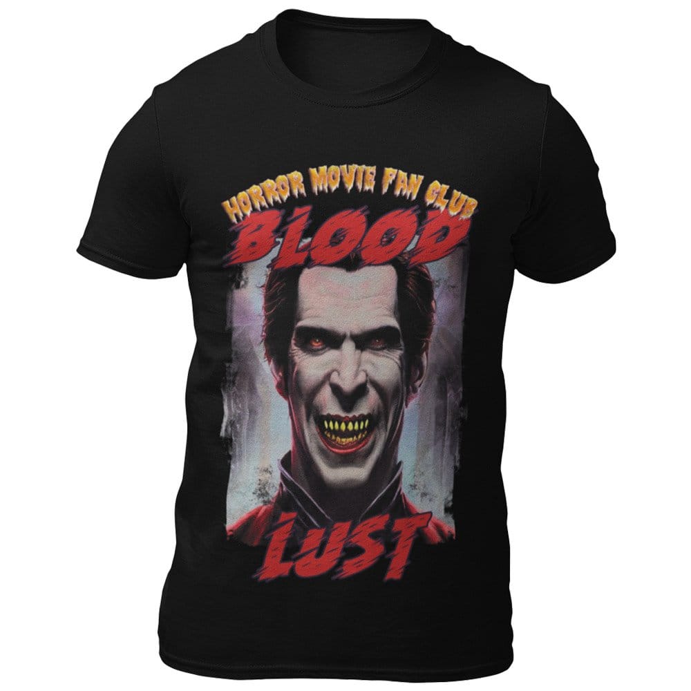 EqualLife Pure Cotton Bio-Washed T-Shirt Chest Printed-Horror Movie Club Series -1-Vampire Blood Lust Design-by ZingerTees-Men-EL9120165-M