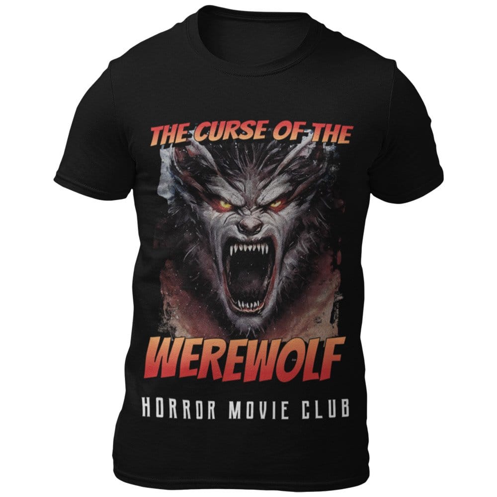 EqualLife Pure Cotton Bio-Washed T-Shirt Chest Printed-Horror Movie Club Series -7-Curse of the Werewolf Design-by ZingerTees-Men-EL9120171-M