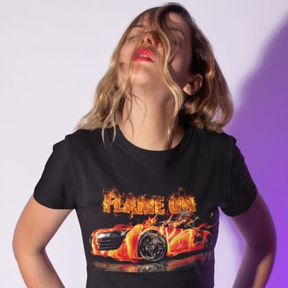 EqualLife Super Dry-fit Printed Jersey T-Shirt Chest Printed-Flame Art Series -3 - Flame On Design for Bikers-by ZingerTees-Women-EL9120159-F EqualLife Super Dry-fit Printed Jersey T-Shirt Chest Printed-Flame Art Series -3 - Flame On Design for Bikers-by ZingerTees-Women-EL9120159-F