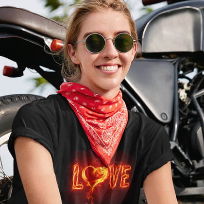 EqualLife Super Dry-fit Printed Jersey T-Shirt Chest Printed-Flame Art Series -6 - Flaming Love for Bikers-by ZingerTees-Women-EL9120162-F EqualLife Super Dry-fit Printed Jersey T-Shirt Chest Printed-Flame Art Series -6 - Flaming Love for Bikers-by ZingerTees-Women-EL9120162-F