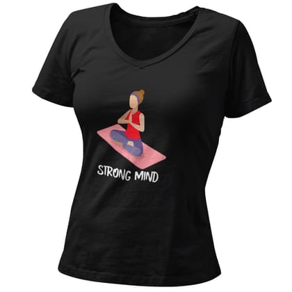 EqualLife Pure Cotton Bio-Washed T-Shirt Chest Printed-Gym Wear Series - 1 - Yoga - Strong Mind Design-by ZingerTee-Women-EL9120176-F EqualLife Pure Cotton Bio-Washed T-Shirt Chest Printed-Gym Wear Series - 1 - Yoga - Strong Mind Design-by ZingerTee-Women-EL9120176-F