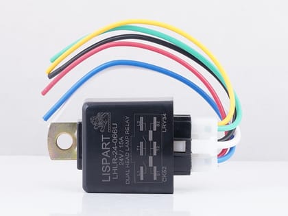 LISPART Dual Head Lamp Relay - LHLR-24-066U for Heavy Commercial Vehicle All Models