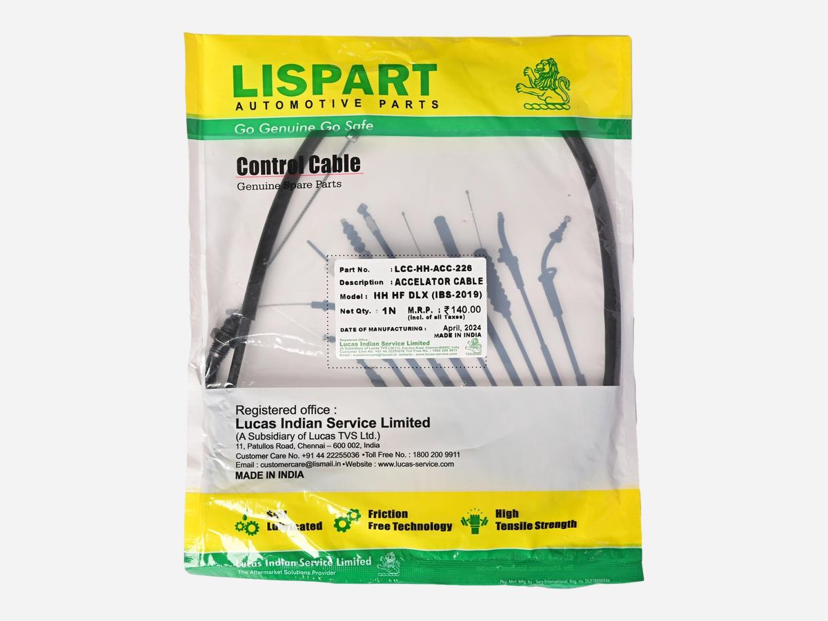 LISPART Accelerator Cable - LCC-HH-ACC-226 for HF DELUXE