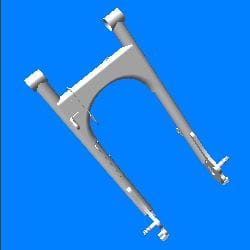 Hero Genuine Rear Swing Arm for Splendor Plus & Splendor Pro & HF Deluxe & HF Dawn & Splendor NXG | Durable Construction | OEM Fit | Reliable Performance | Enhanced Stability | Ease of Installation - 52110AAJH40S