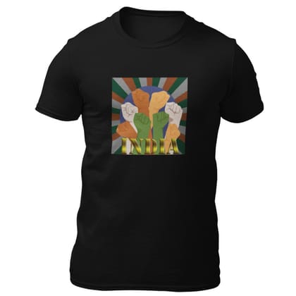 EqualLife Pure Cotton Bio-Washed T-Shirt Chest Printed-Celebrate India Series - New And Powerful India Design-by ZingerTees-Men-EL9120250-M EqualLife Pure Cotton Bio-Washed T-Shirt Chest Printed-Celebrate India Series - New And Powerful India Design-by ZingerTees-Men-EL9120250-M