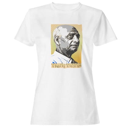 EqualLife Pure Cotton Bio-Washed T-Shirt Chest Printed-Celebrate India Series - Sardar Patel The Iron Man Who Made Iron India Design-by ZingerTees-Women-EL9120252-F EqualLife Pure Cotton Bio-Washed T-Shirt Chest Printed-Celebrate India Series - Sardar Patel The Iron Man Who Made Iron India Design-by ZingerTees-Women-EL9120252-F