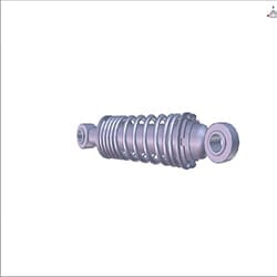 Hero Genuine Rear Shock Absorber for Xpulse 200 | Superior Ride Comfort | Durable Construction | OEM Fit | Reliable Handling | Easy Installation-  52400ABW101S 