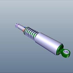 Rear Shock Absorber / Suspension / Cushion / Fork Assembly - Splendor+ - 52400AAE500RS