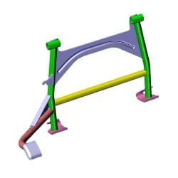 Hero Genuine Center Stand / Main Stand for Pleasure | OEM Fit | High Durability | Stable Support | Reliable Performance | Easy Installation - 50500AAL400S