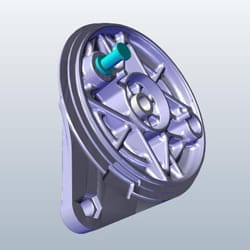 Rear Brake Panel - HF 100 | HF Deluxe | Splendor+ | Passion Pro - 43100ACK001S