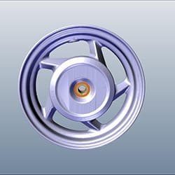Hero Genuine Rear Wheel for Maestro Edge | OEM Fit | High Durability | Stable Performance | Reliable Handling | Easy Installation- 42601ABG20099S