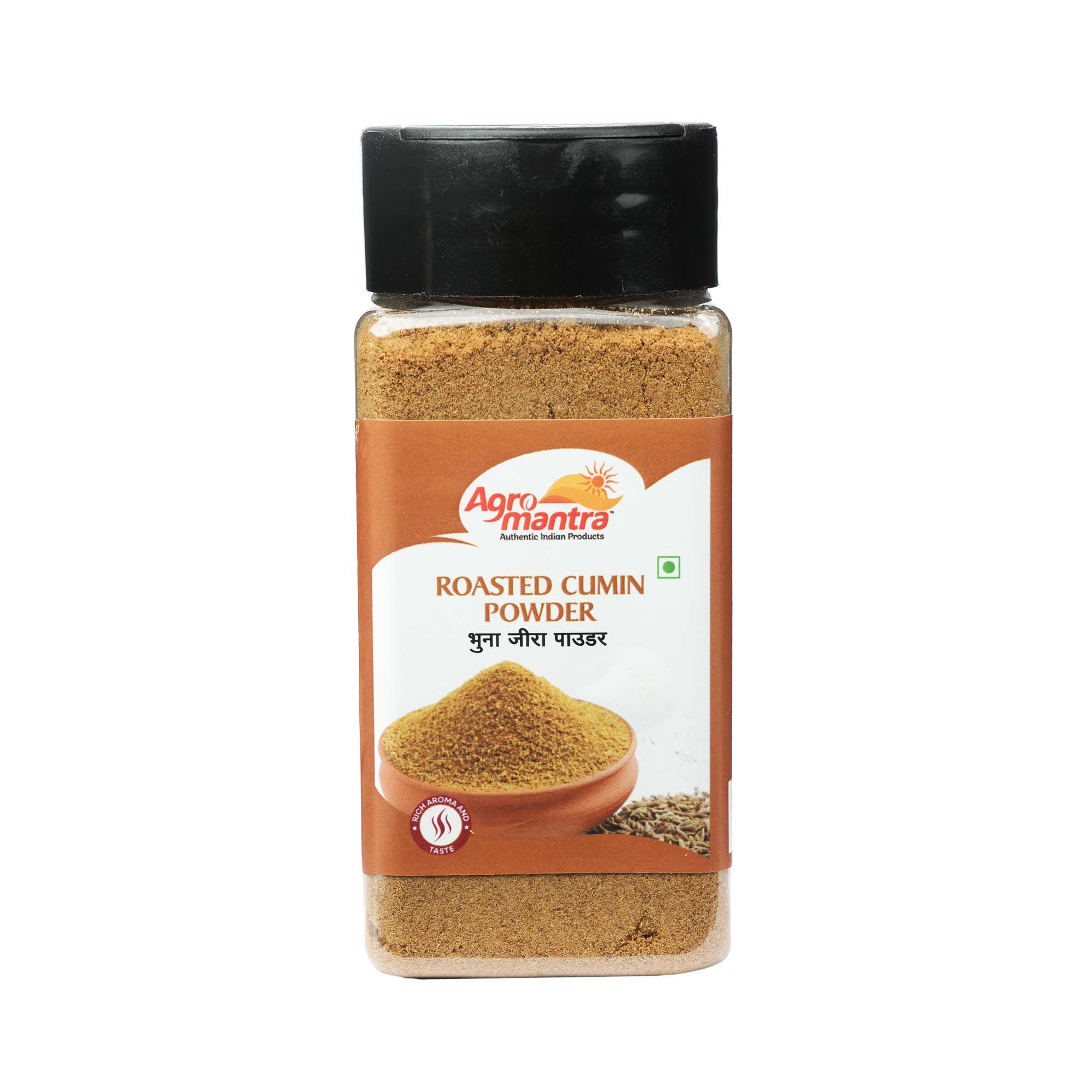Agro Mantra Roasted Cumin Powder 100g | Authentic Indian Flavor | Sourced from Gujarat | Aromatic & Smoky Spice | Ideal for Curries, Dals & Stir-Fries | Vegetarian Spice (pack of 3)