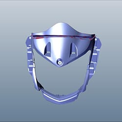 Hero Genuine Cowl Front Centre for Hunk | Precise OEM Fit | Premium Finish | High Durability | Front Body Protection | Reliable Performance - 64206KVN970S 