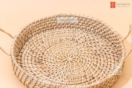 Sustainable Rattan Serving Tray