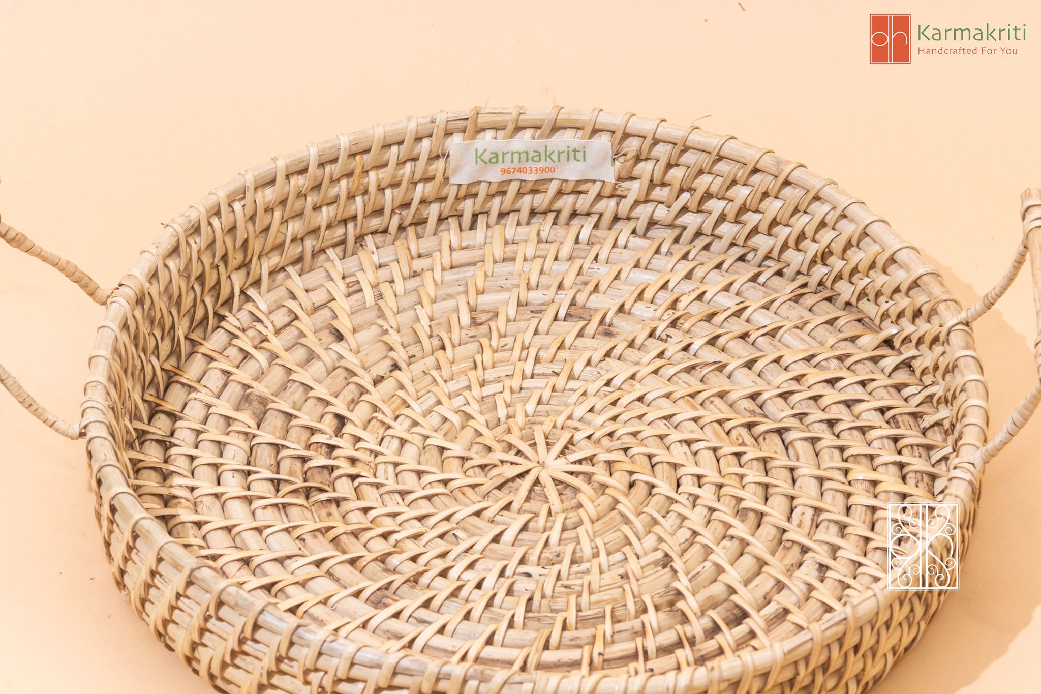 Sustainable Rattan Serving Tray