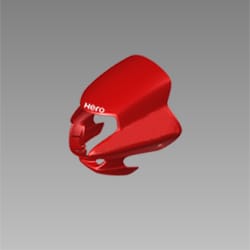 Front Visor Assembly - HF Deluxe - 83410AAH100US