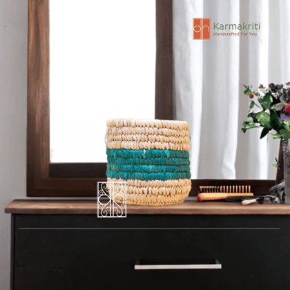 Exotic Charm of Palm Leaf Basket (pack of 2)