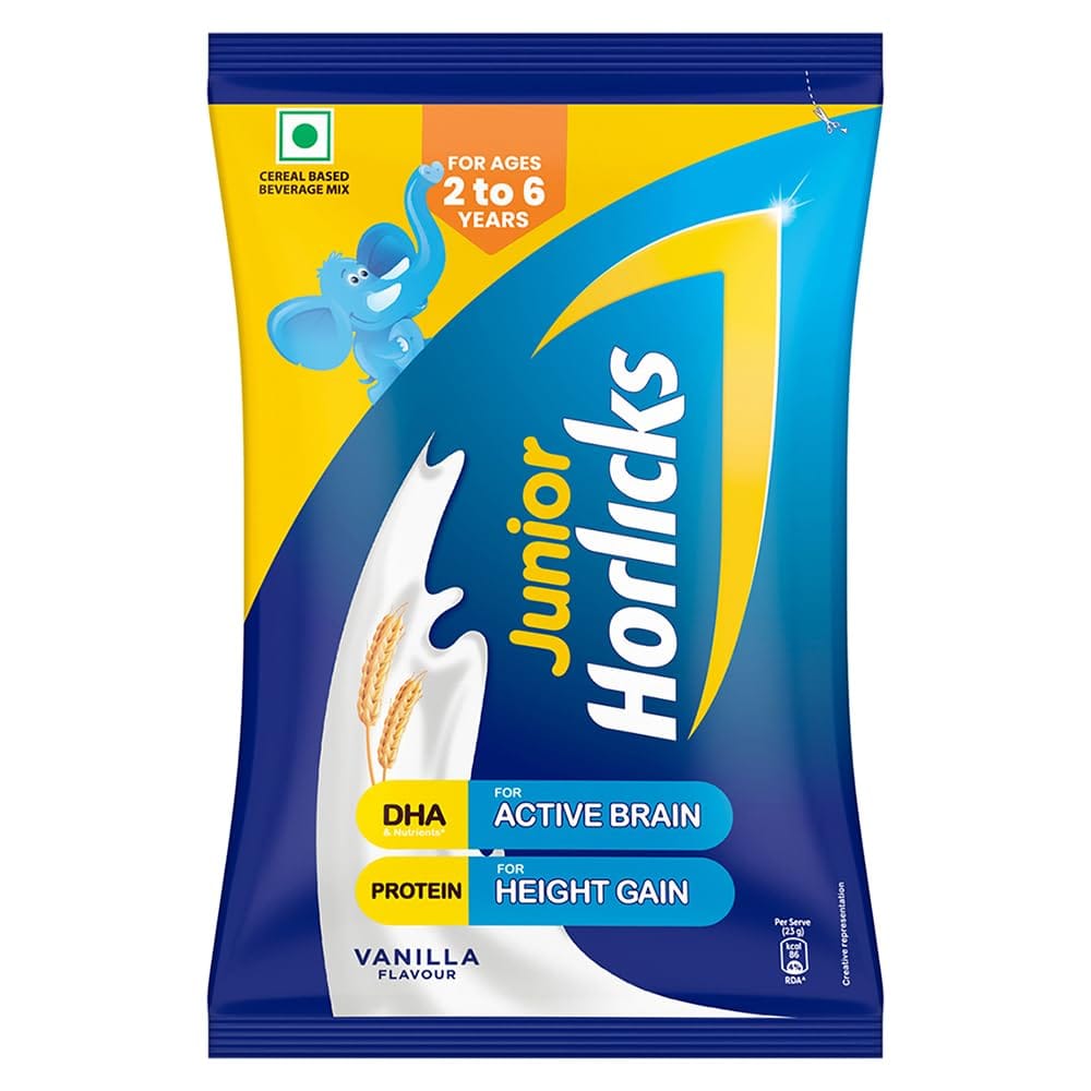 Junior Horlicks Vanilla 400g CS Pouch