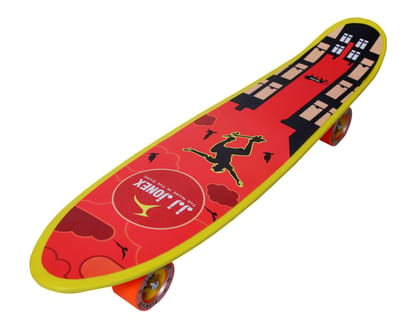 JJ JONEX Play Fiber Skateboard Medium (Age 5-15 Year) (Multicolor) (MYC) JJ JONEX Play Fiber Skateboard Medium (Age 5-15 Year) (Multicolor) (MYC)