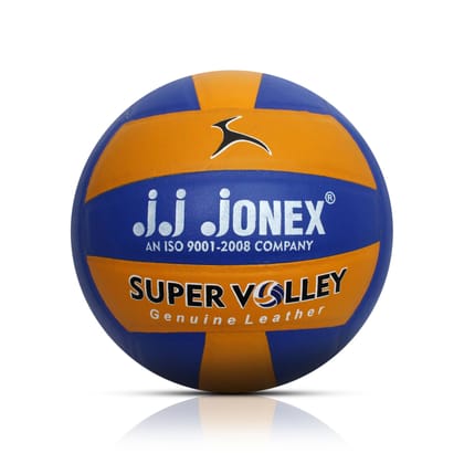JJ JONEX Volleyball Super Volley Leather Moulded SIZE.4 (Multicolour) (MYC) JJ JONEX Volleyball Super Volley Leather Moulded SIZE.4 (Multicolour) (MYC)