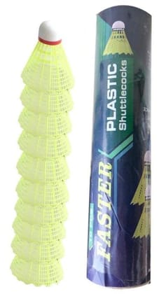 JJ JONEX Faster Plastic Kids Beginner's Practice Shuttle Cocks 10 pcs.(1box)(MYC) JJ JONEX Faster Plastic Kids Beginner's Practice Shuttle Cocks 10 pcs.(1box)(MYC)