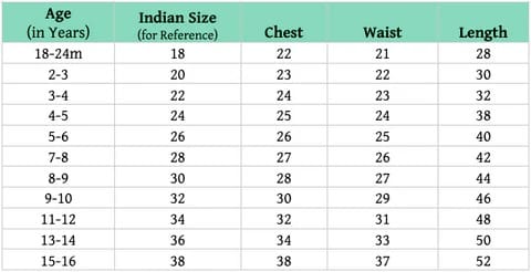 Size Guide Size Guide