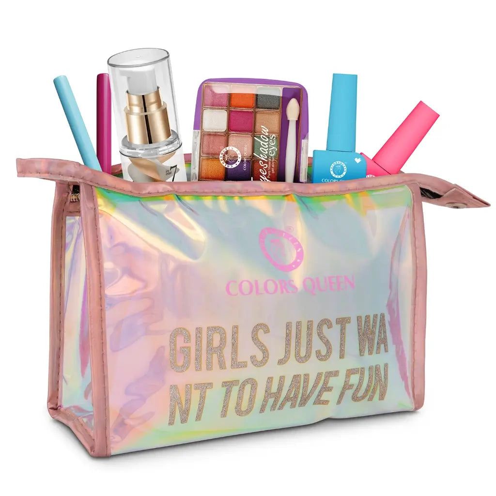 Colors Queen Metallic Makeup Pouch