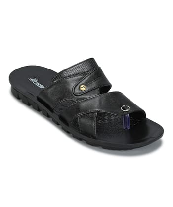 Paragon Men's Slip-on Brown Sandals for Men | Comfortable Sole & Durable