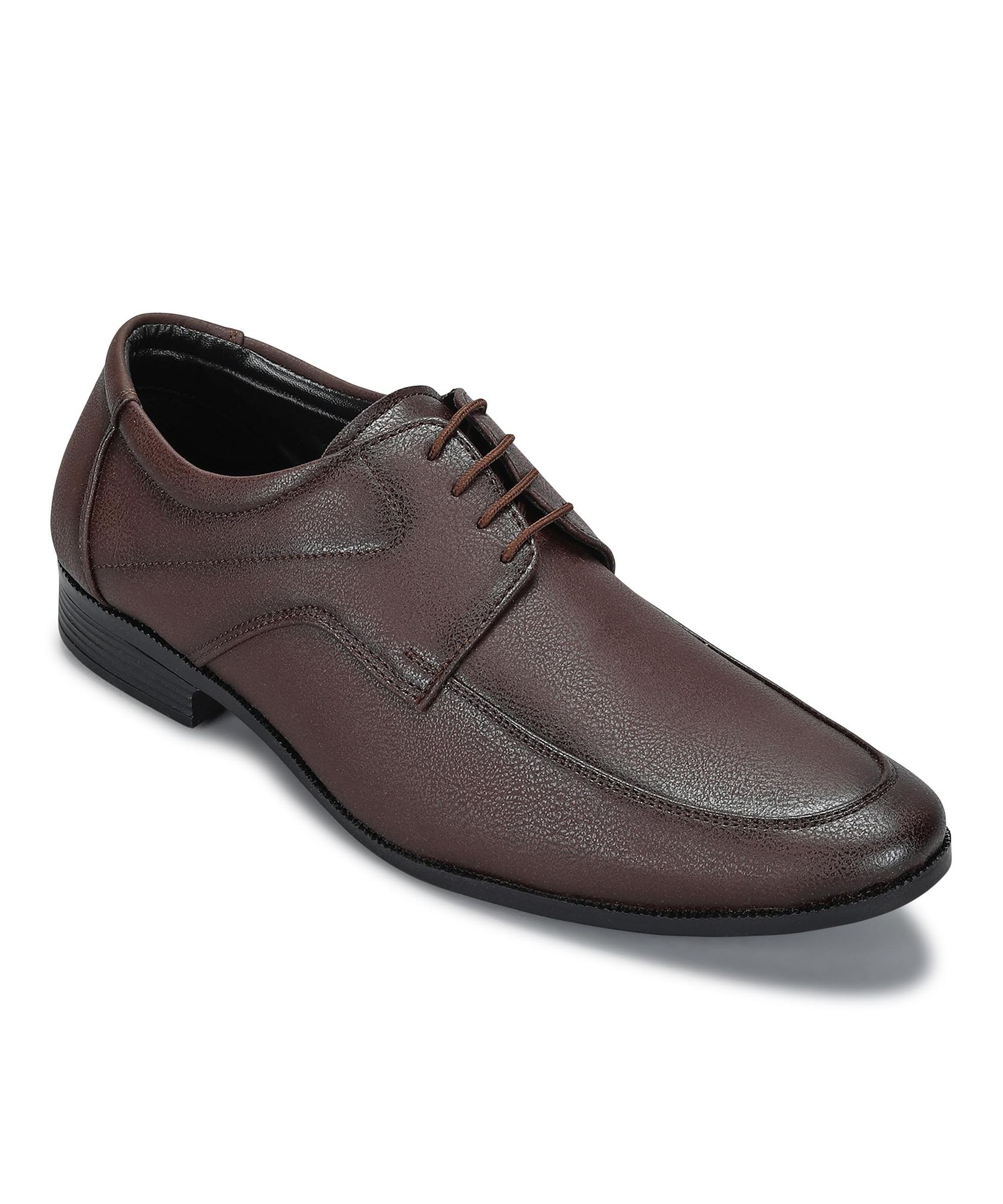 Paragon Men's Brown Formal Shoes with Laces| Durable & Sturdy for Outdoor Wear