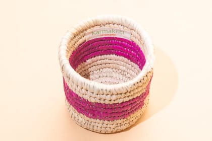 Eco-Chic Storage Palm Leaf Basket