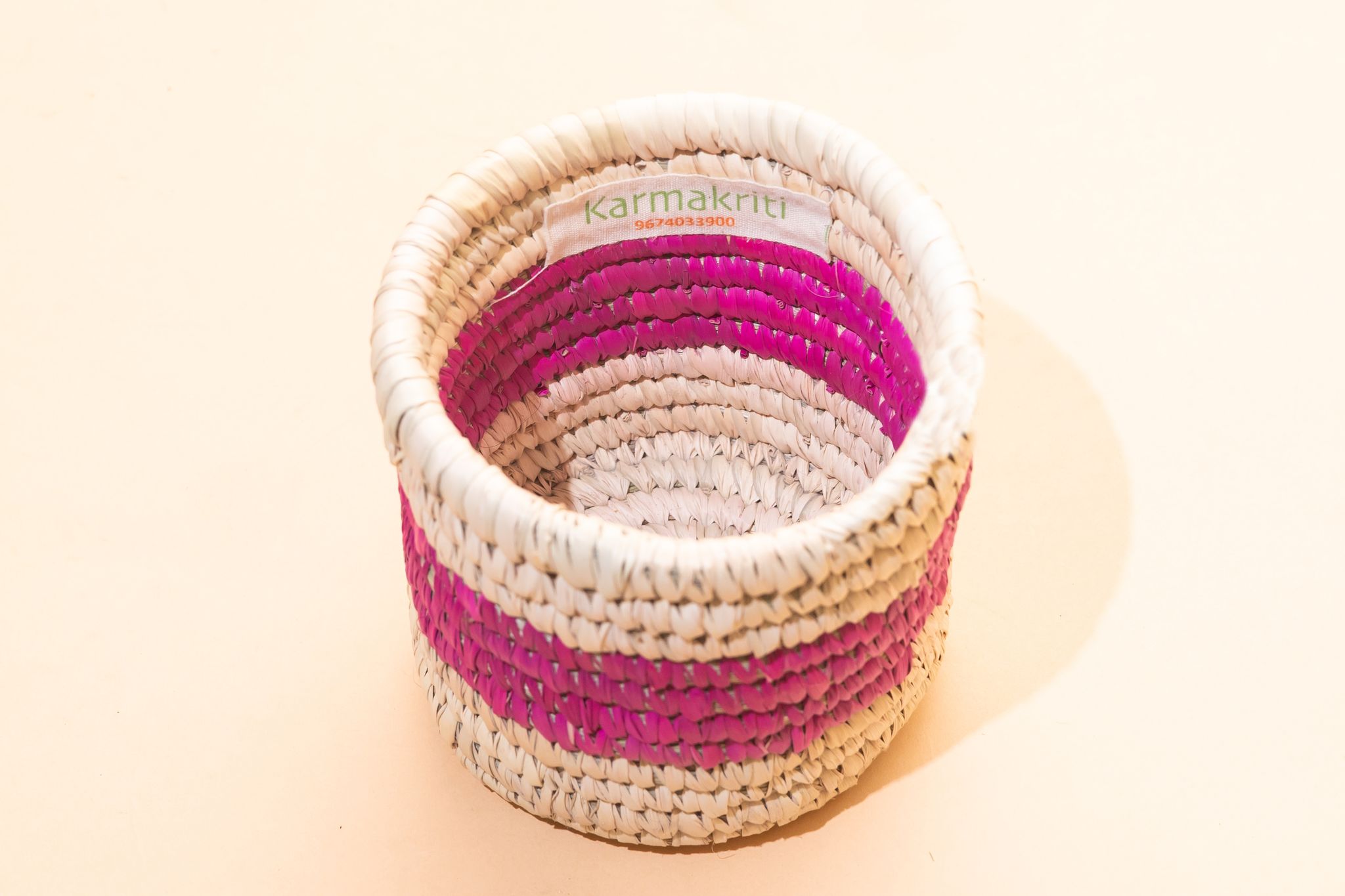 Eco-Chic Storage Palm Leaf Basket