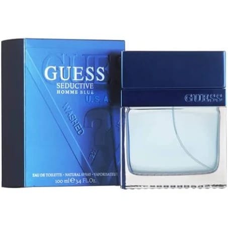 Guess Seductive Homme Blue Eau De Toilette 100 ml - Masculine & Elegant Fragrance