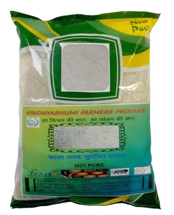 Buy Vindhyabhumi Farmers Produce Kala Namak Sugandhit Chawal (1 Kg) Online at Best Price in India