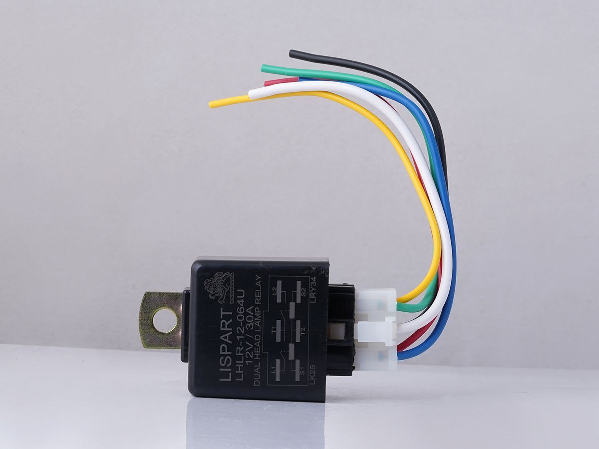 LISPART Dual Head Lamp Relay - LHLR-12-064U for Passenger Vehicle and Small Commercial Vehicle All Models