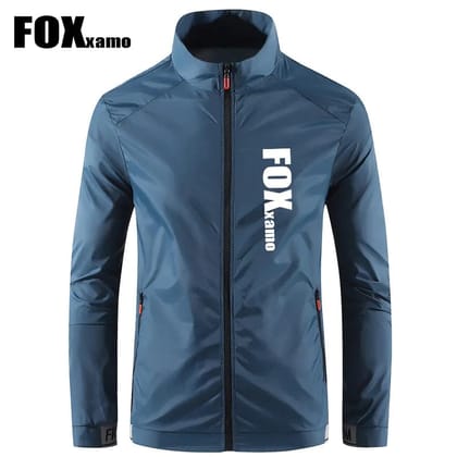 Foxxamo Summer Anti-uv Thin Jacket Bicycle Racing Windbreaker Outdoor Sportwear Coat Fashion Men's Mountain Bike Jacket