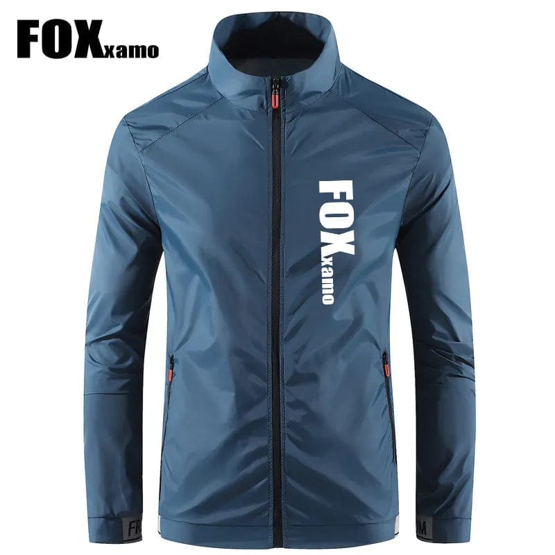 Foxxamo Summer Anti-uv Thin Jacket Bicycle Racing Windbreaker Outdoor Sportwear Coat Fashion Men's Mountain Bike Jacket