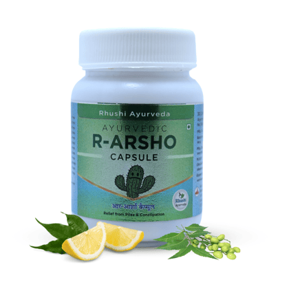 Rhushi Ayurved R-Arsho Ayurvedic Capsule for Piles & Constipation Rhushi Ayurved R-Arsho Ayurvedic Capsule for Piles & Constipation