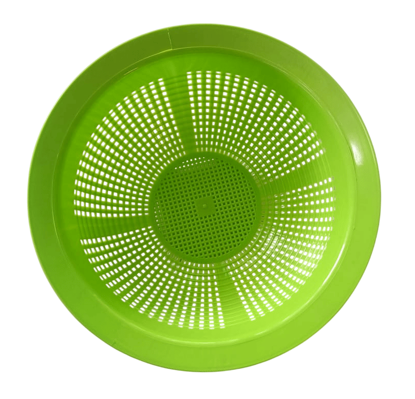 Green Plastic Kitchen Strainer Colander Sieve for Draining Water