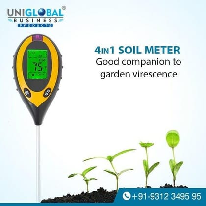 4 in 1 Soil pH Moisture Meter