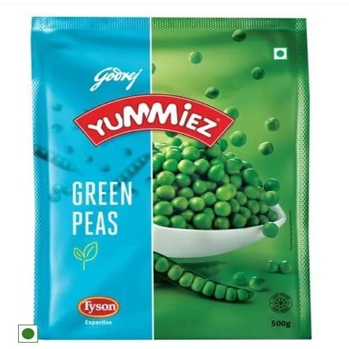 Yummiez Green Peas Pouch, 500G