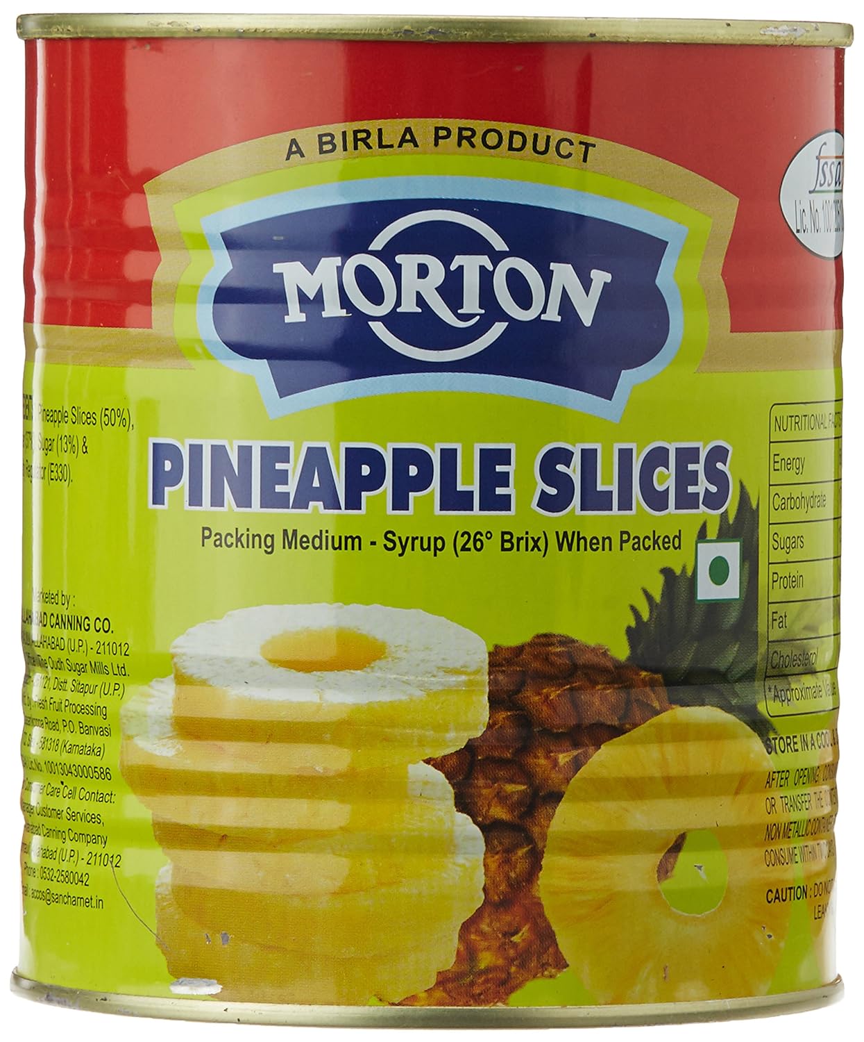 Birla Morton Pineapple Slices, 850G