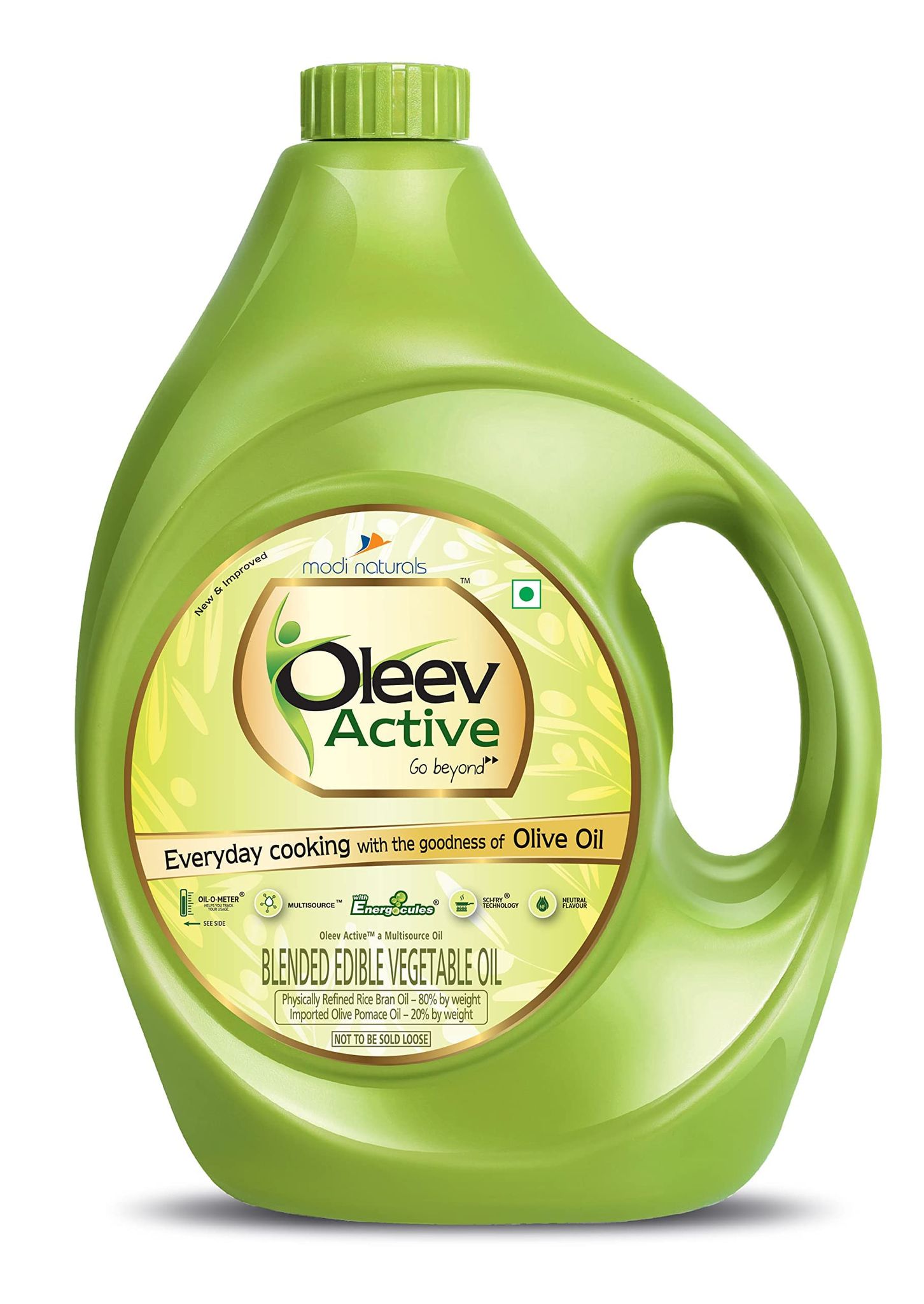 Oleev Active, With Goodness Of Olive Oil Jar, 5L Jar