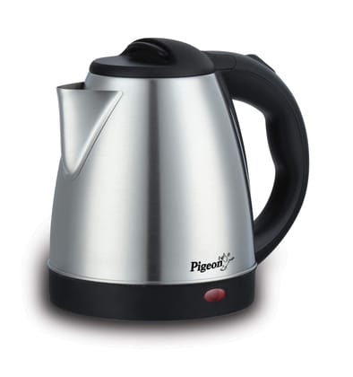Pigeon By Stovekraft, 1.5 Litre Stainless Steel Hot Electric Kettle (Silver, 12466)