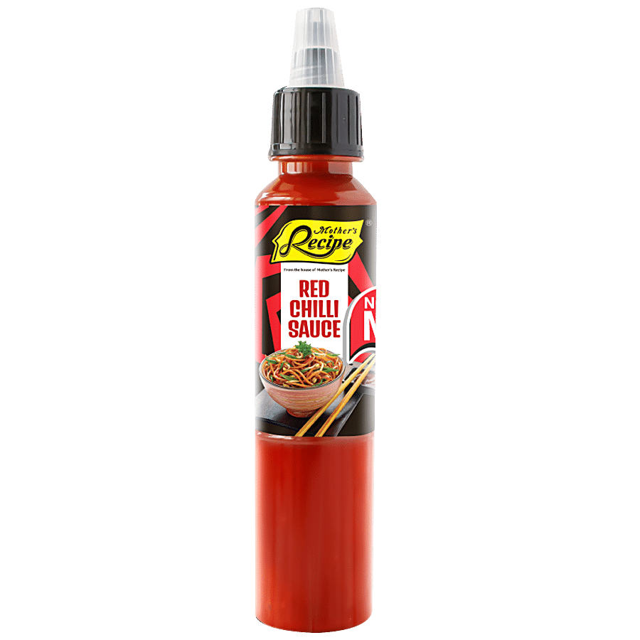 Mother's Recipe Red Chilli Sauce, Enhances Flavour, 215 G Jar