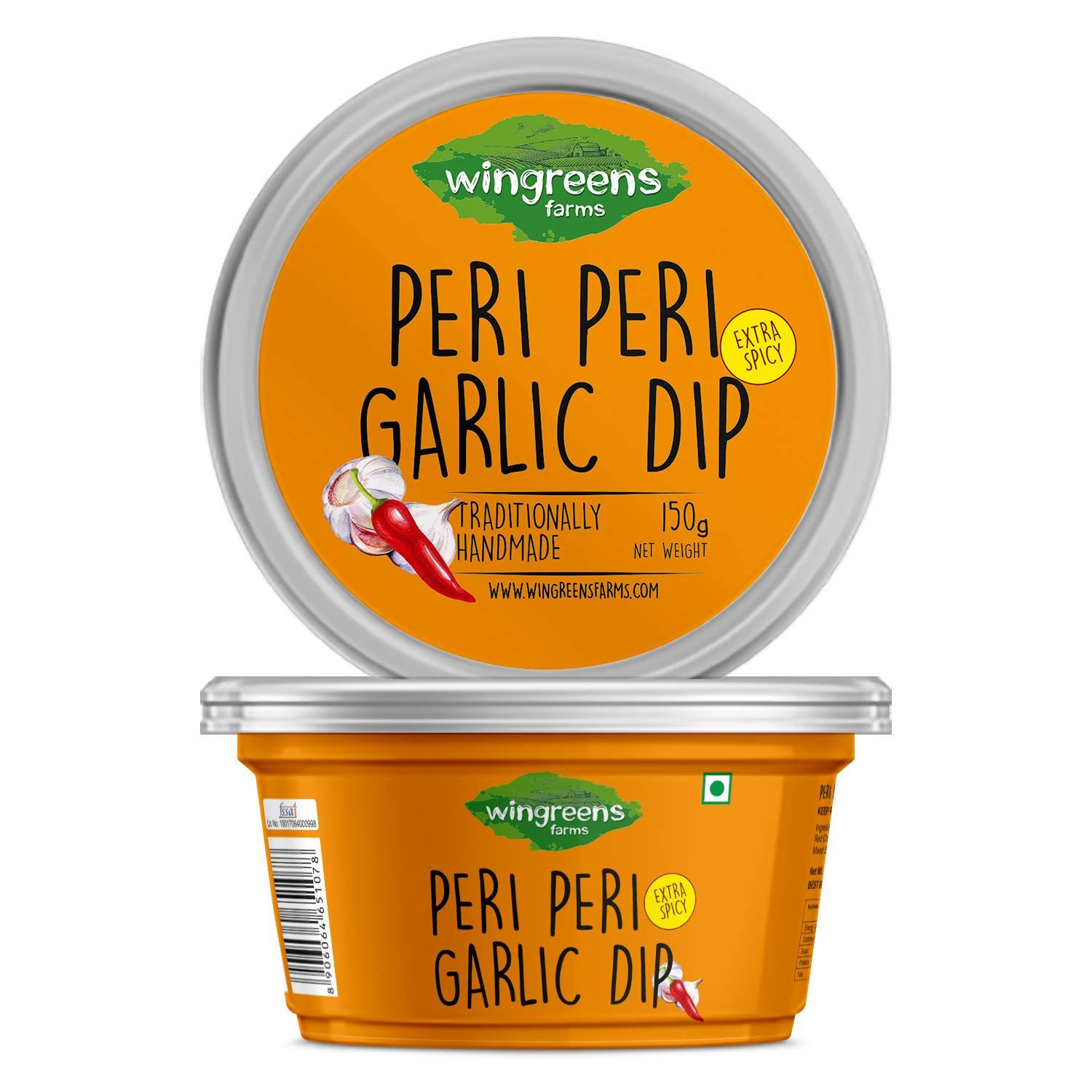 Wingreens Farms Peri Garlic Dip, 150 G